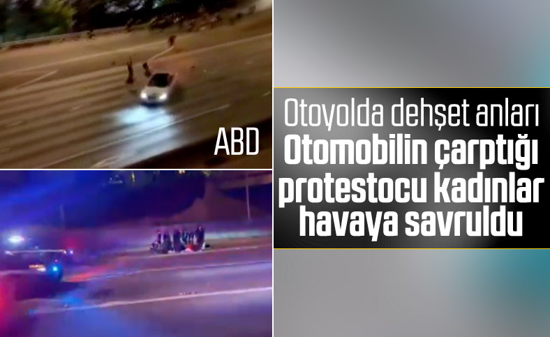ABD’de göstericilerin üzerine yine araç sürüldü