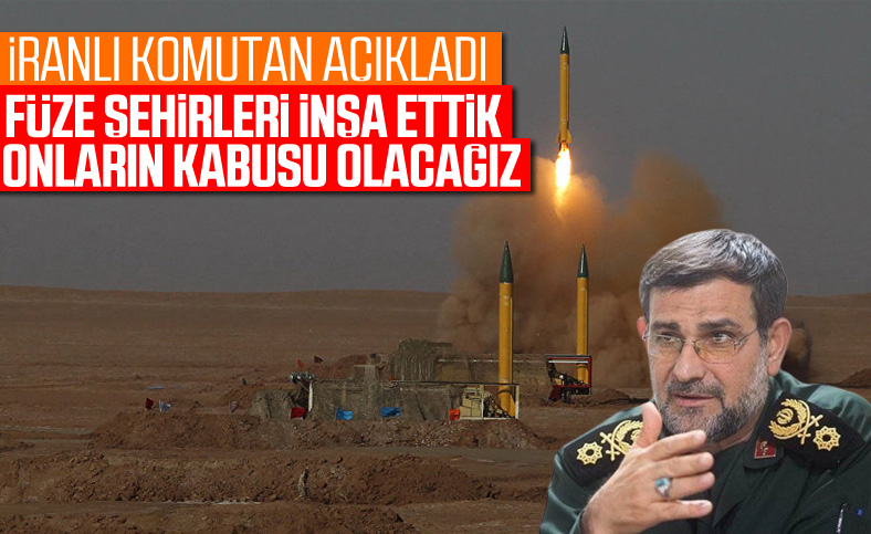 İran açıkladı: Füze şehirleri inşa ettik
