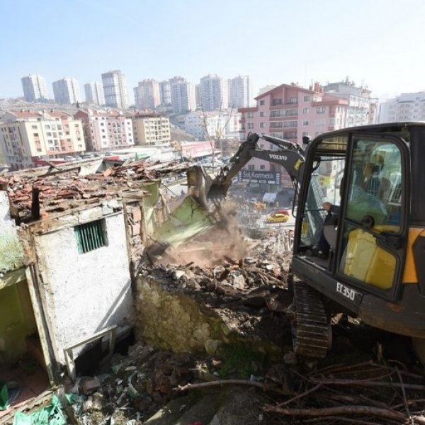 Ankara’da 58 metruk yapı için yıkım kararı