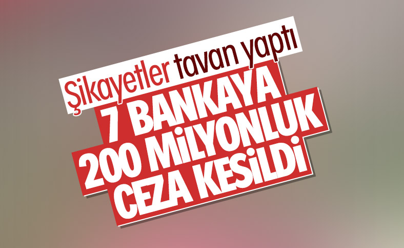 BDDK'dan 7 bankaya 204 milyon 651 bin TL para cezası