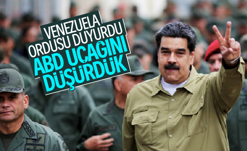 Venezuela ordusu hava sahasına giren ABD uçağını düşürdü