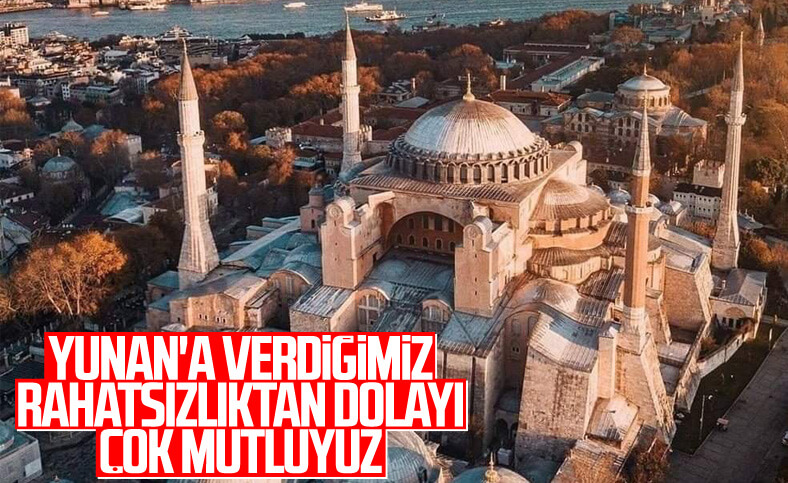Yunanistan'dan Ayasofya kararına tepki