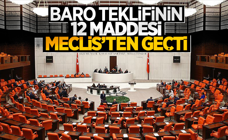 Avukatlık Kanun Teklifi'nin ilk bölümü TBMM'den geçti