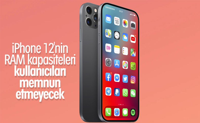 iPhone 12 serisinin RAM kapasiteleri ortaya çıktı