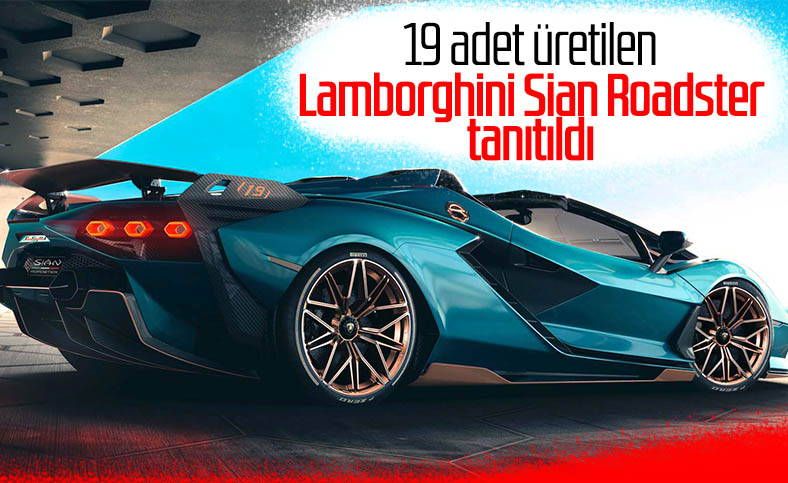 Lamborghini Sian Roadster görücüye çıktı