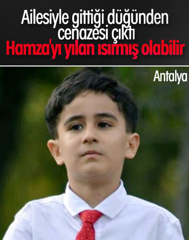 Antalya'da düğünde fenalaşan küçük çocuk vefat etti