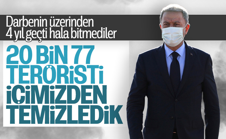 Akar, TSK'dan ihraç edilen FETÖ'cü sayısını açıkladı