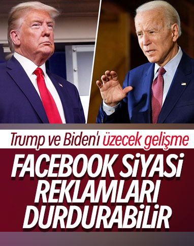 Facebook, tüm siyasi reklamları kaldırmayı düşünüyor