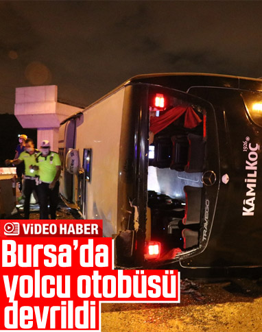 Bursa'da kaza: 1 ölü 16 yaralı