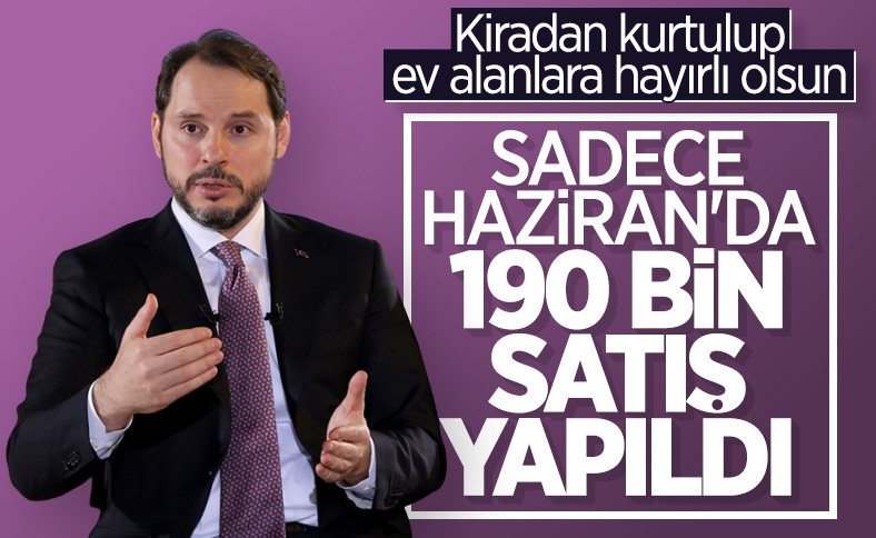 Konut satışları haziran ayında yüzde 209,7 arttı