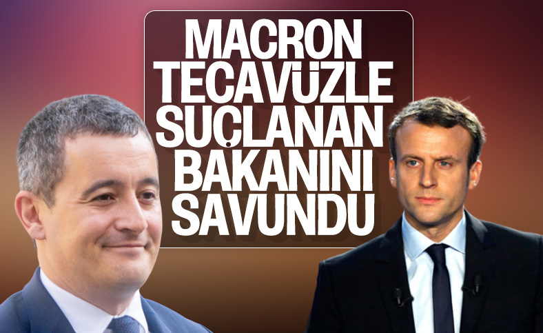 Macron, tecavüzle suçlanan İçişleri Bakanı'nı savundu
