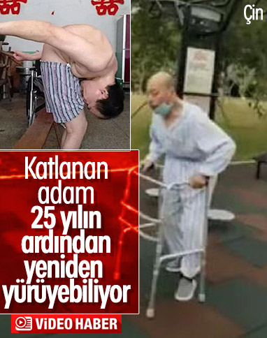 Çin'in 'katlanan adamı' sağlığına kavuştu