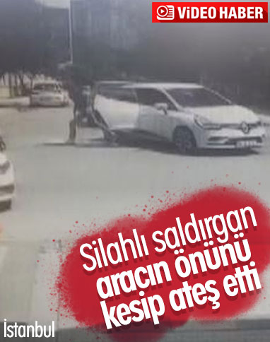 Çekmeköy’deki silahlı saldırı kamerada