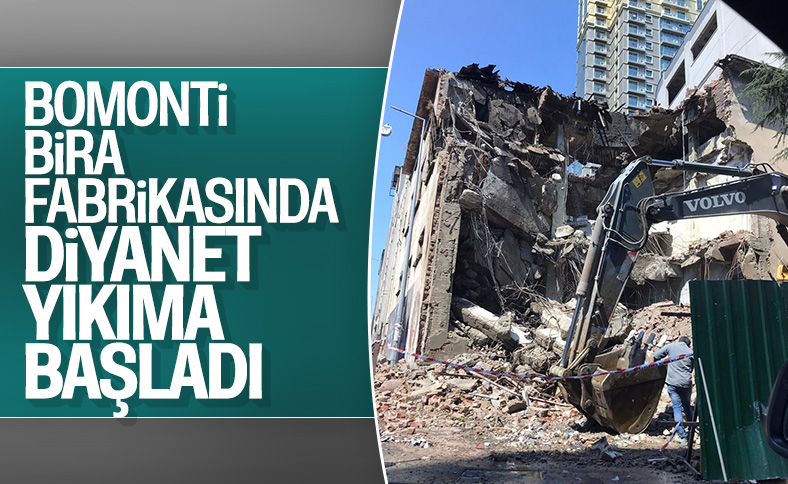 Bomonti Bira Fabrikası yıkılıyor