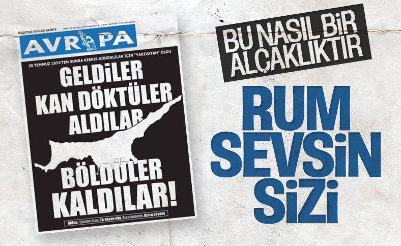Avrupa gazetesinden küstah manşet