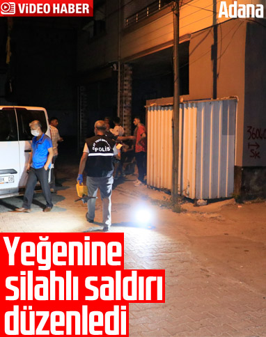 Adana'da bir kişi dayısı tarafından vuruldu