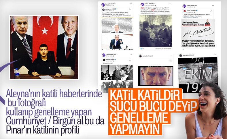 Pınar Gültekin'in katilinin sosyal medya paylaşımları