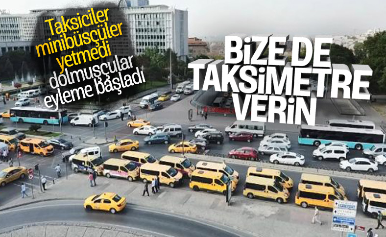 Dolmuşçular: Plakalarımız taksi plakasına çevrilsin