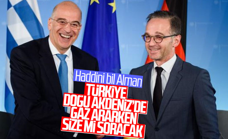 Alman ve Yunan bakanların Doğu Akdeniz açıklamaları