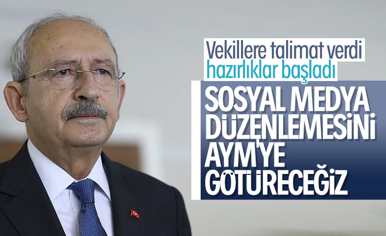 CHP sosyal medya düzenlemesini AYM'ye götürecek