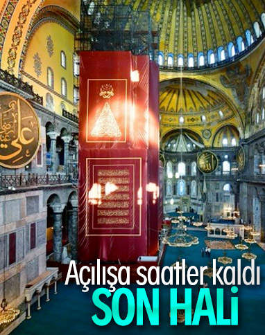 Ayasofya'nın son hali