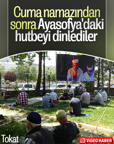 Tokatlılar ikinci hutbelerini canlı yayınla dinledi