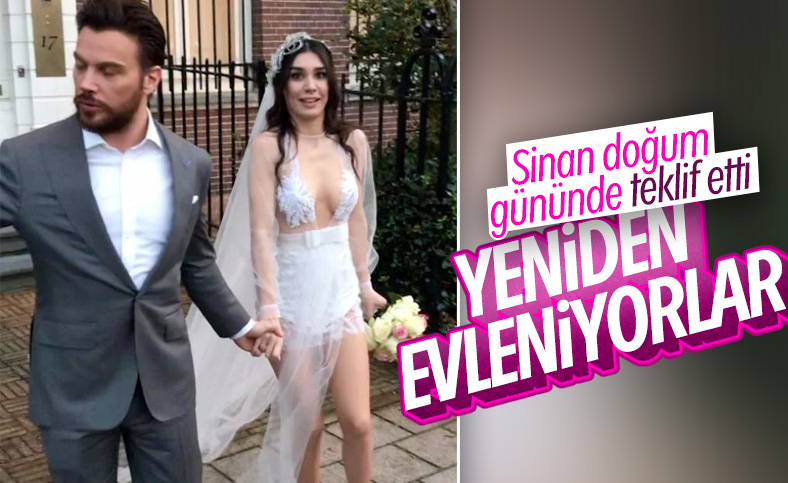 Sinan Akçıl, Burcu Kıratlı’ya evlilik teklif etti