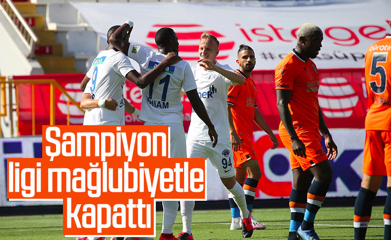 Başakşehir son maçta Kasımpaşa'ya yenildi
