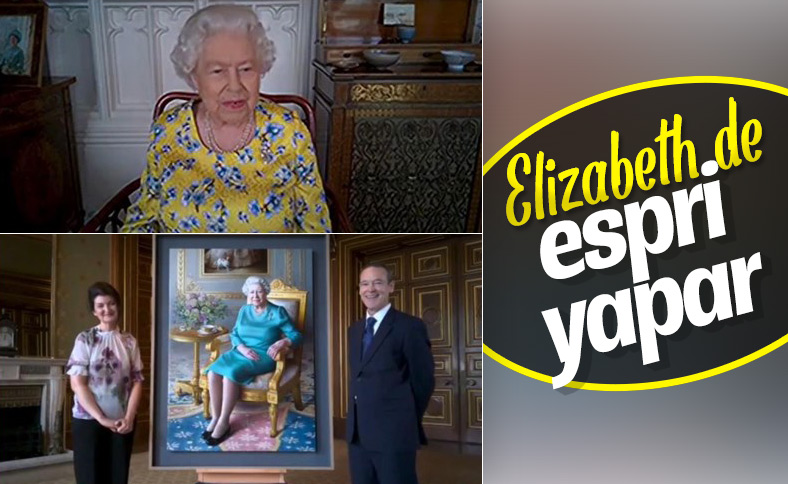 Kraliçe Elizabeth'in yeni yağlı boya tablosu