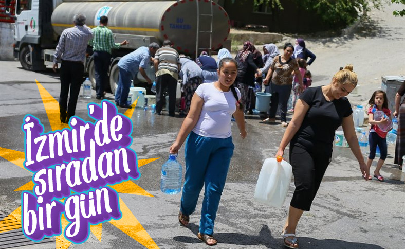 İzmirliler su kesintilerine isyan etti