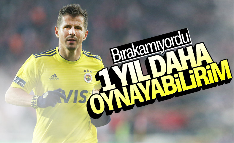 Emre Belözoğlu: 1 yıl daha oynayabilirim