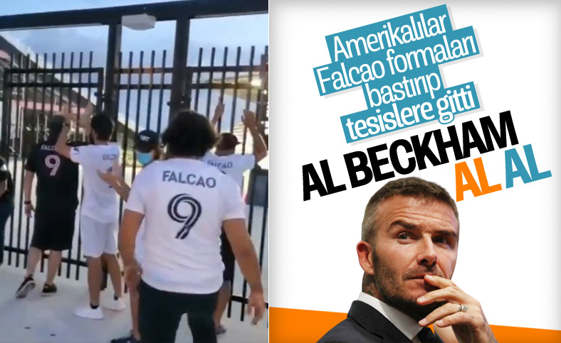 Inter Miami taraftarları Falcao forması bastırdı