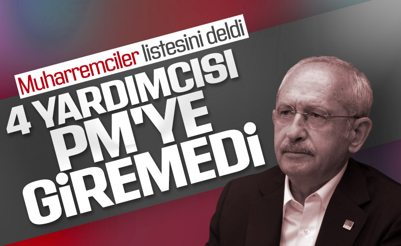 Kılıçdaroğlu'nun 4 yardımcısı PM'ye giremedi