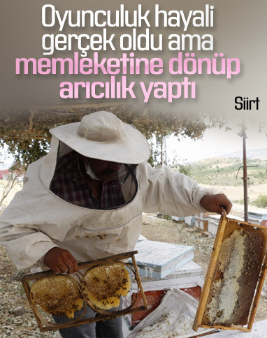 Hayalini gerçekleştirdi: Siirt'e dönüp arıcılık yaptı