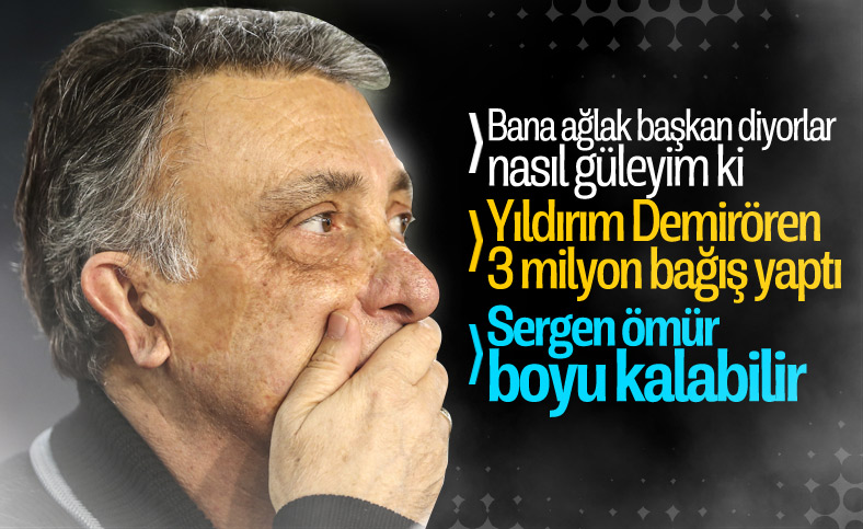 Ahmet Nur Çebi: Demirören, 3 milyon lira bağış yaptı