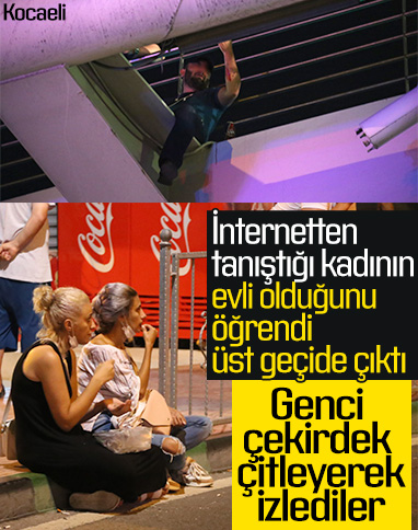 İntihar girişimini çekirdek çitleyerek izlediler