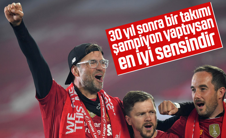 İngiltere'de yılın teknik direktörü Jurgen Klopp seçildi