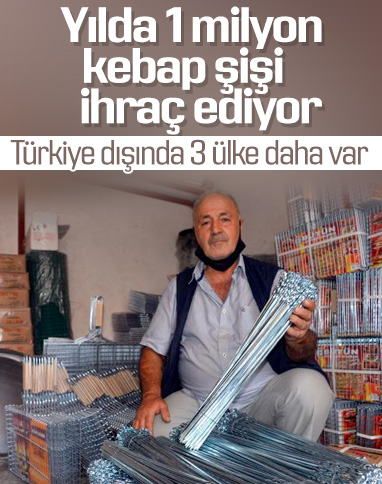 Kahramanmaraş'ta yılda 1 milyon şiş üretiliyor