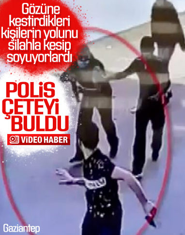 Gaziantep’te gündüz vakti pompalı tüfekle gasp