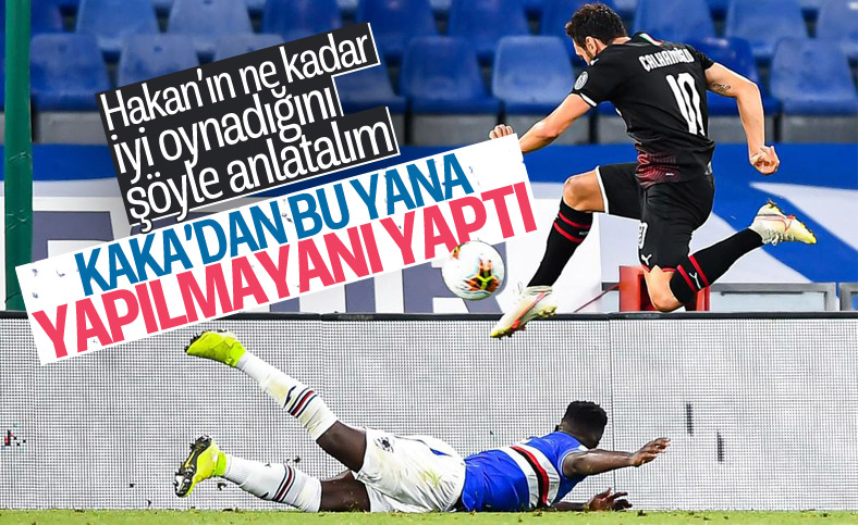 Hakan Çalhanoğlu'nun performansı alkış alıyor