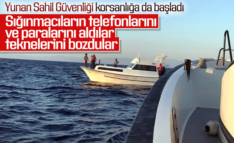 Yunan Sahil Güvenliği, sığınmacıları soyuyor