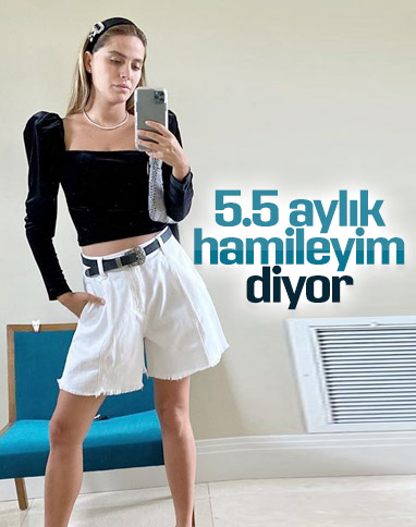 22 haftalık hamile Ceyda Ateş, 1.5 kilo aldı