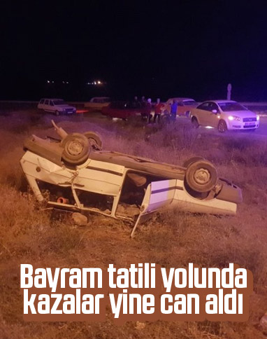 Bayramın ilk gününde trafik kazalarının bilançosu