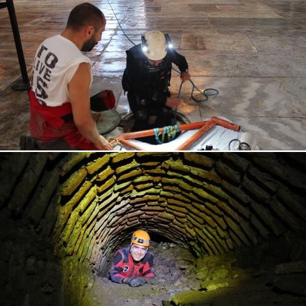 Ayasofya’nın yeraltı yapıları, üç boyutlu olarak tarandı