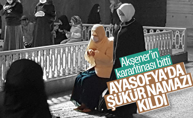 Meral Akşener Ayasofya'ya gitti