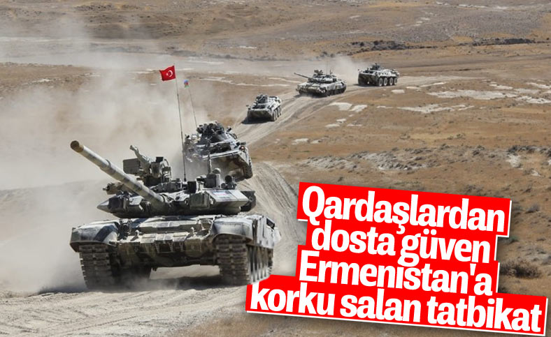Azerbaycan - Türkiye askeri tatbikatından kareler
