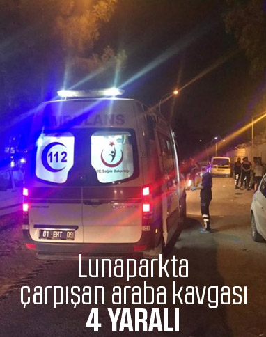 Adana'da lunaparkta kavga: 4 yaralı