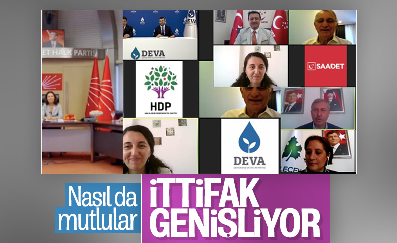 Siyasi partiler videokonferans aracılığıyla bayramlaştı