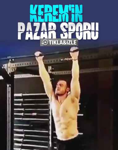 Kerem Bürsin'den pazar sporu