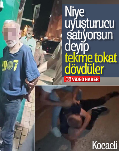 Kocaeli'de uyuşturucu sattığı iddia edilen kişi dövüldü